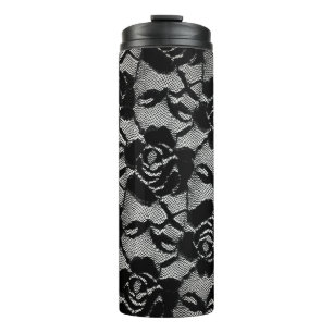 TERMO BLACK LACE LOOK THERMAL TUMBLER