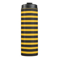 Black Yellow Horizontal Lines Geometric Bee Animal