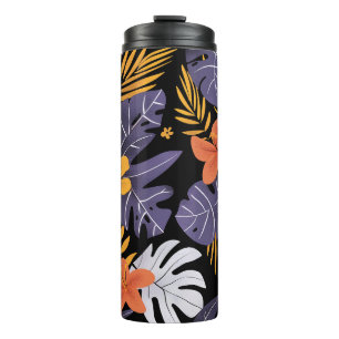 Termo Bliss tropical: audaz patrón de paraíso floral