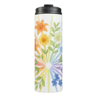 Termo Blooming Radiance – Water Bottle with Rainbow Flow