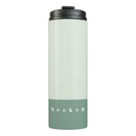 Termo Bloque de color menta