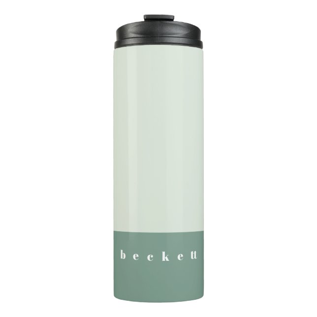 Termo Bloque de color menta (Anverso)