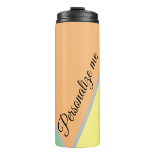 Termo Bloque de color moderno personalizado pastel menta