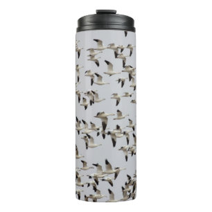 Termo Bloque de gansos en vuelo