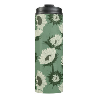 Termo Bloque de madera Imprimir blanco giratorio