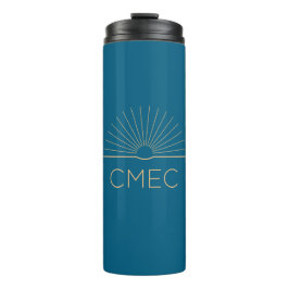 Termo Bloqueo térmico de viaje CMEC - 12 oz, azul y melo