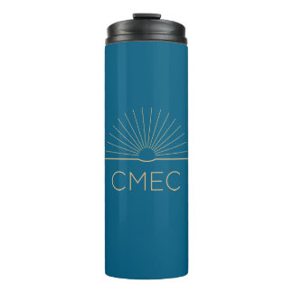Termo Bloqueo térmico de viaje CMEC - 12 oz, azul y melo