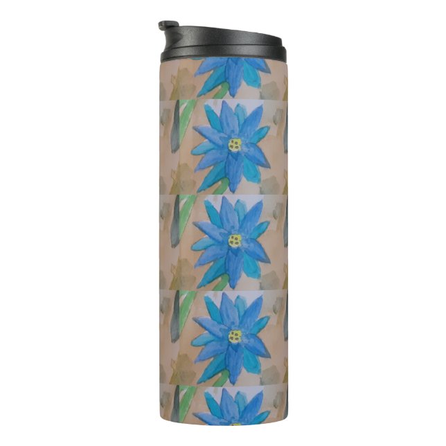 Termo Blue Daisy (Rotado hacia la derecha)