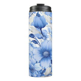 Termo Blue Floral Symphony