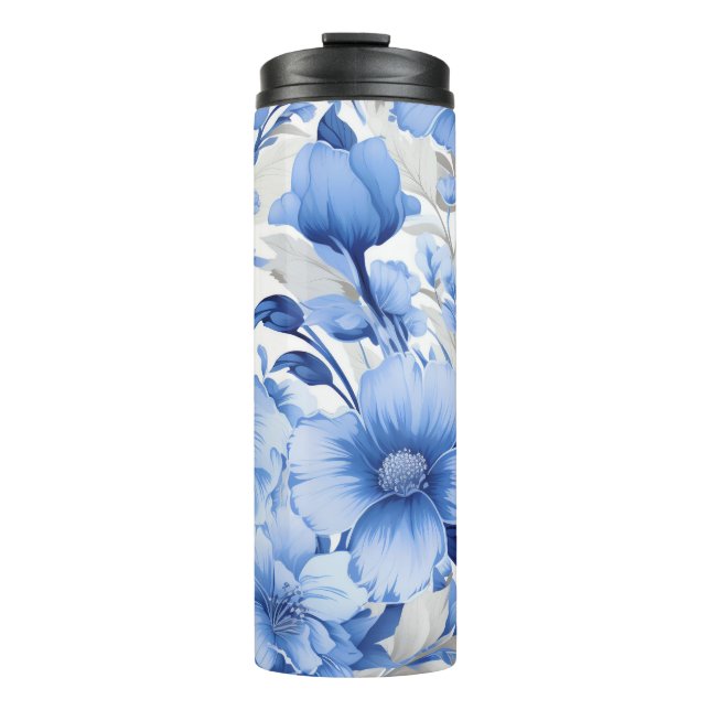 Termo Blue Floral Symphony (Anverso)