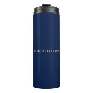 Termo Blue Gold Colours Profesional Trendy Plain Moderno