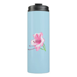 Termo Blue mug with pink Lilly's 