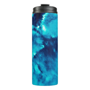 Termo Blue Phantom Fashion Patterns Dirty Plash Watercol