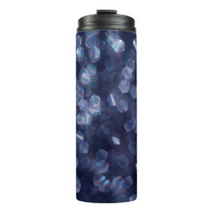 Termo Blue Sparkle Bokeh Lights