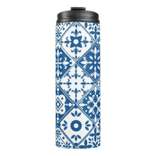 Termo Blue Tile Santorini de temática griega/ española