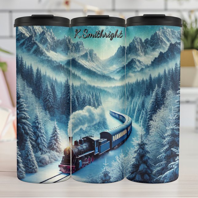 Termo Blue Train Misty Mountain Wilderness (Subido por el creador)