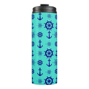 Termo Blue Turquoise Nautical Coastal Boating