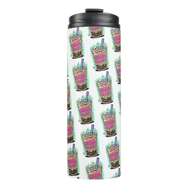 Termo Boba Blast – Sip or Die! Thermal Tumbler (Anverso)