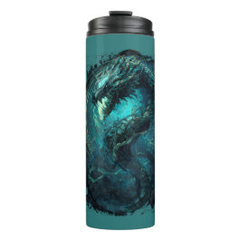 Termo Bobina Espectral Serpiente Cyberpunk Arte Oscuro