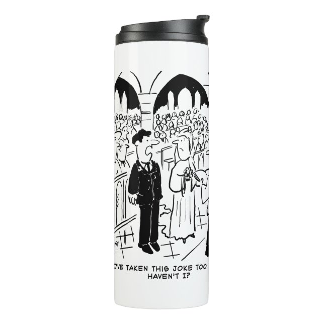 Termo Boda - Bridegroom Practical Chiste Personalizado T (Rotado hacia la izquierda)