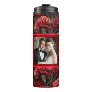 Termo Boda de flores silvestres encantadoras de clavel