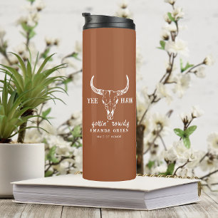 Termo Boda occidental personalizado Bachelorette Party