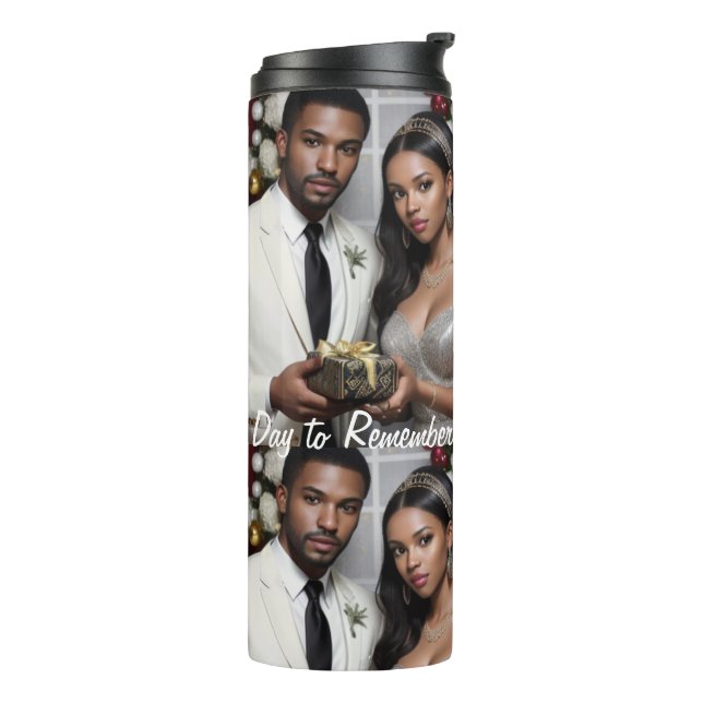 Termo Boda personalizado Tumbler (Rotado hacia la izquierda)