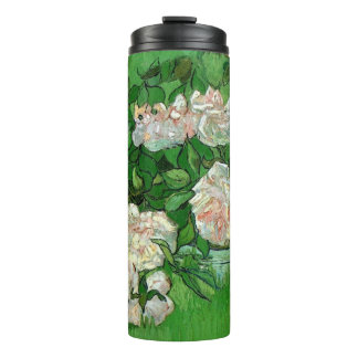 Termo Bodegón: Rosas rosas de Vincent van Gogh