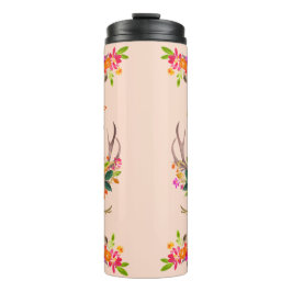 Termo Boho Autumer Reindeer Lashers Floral Deer Antlers