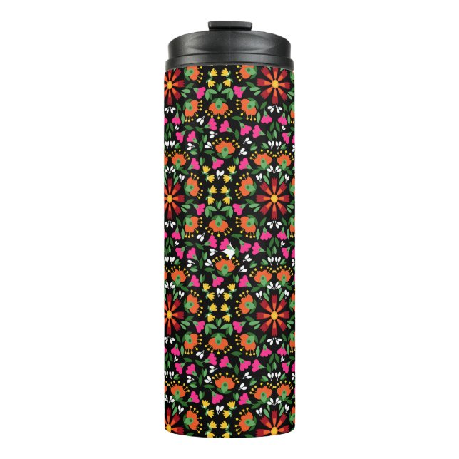 Termo Boho Design Negrita Color Floral (Anverso)
