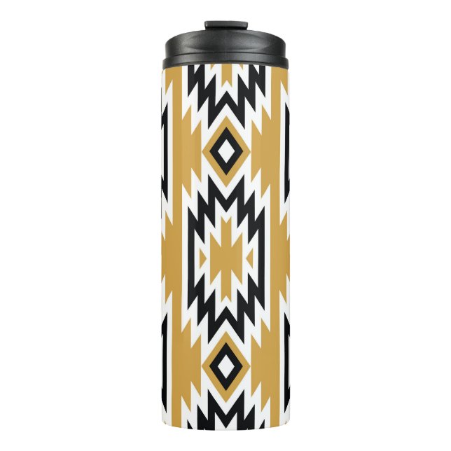 Termo Boho étnico: patrón geométrico vintage. (Anverso)