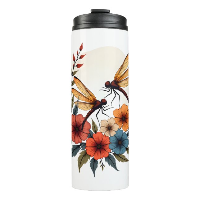 Termo Boho Floral Dragonfly (Anverso)