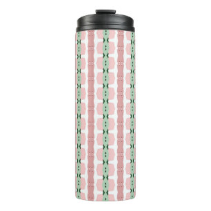 Termo Boho Funky Retro Ecléctico Pastel Navidades Stripe