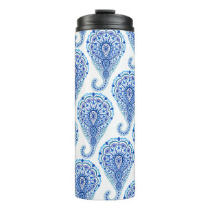 Termo Boho Moda Paisley Seamless Oriental