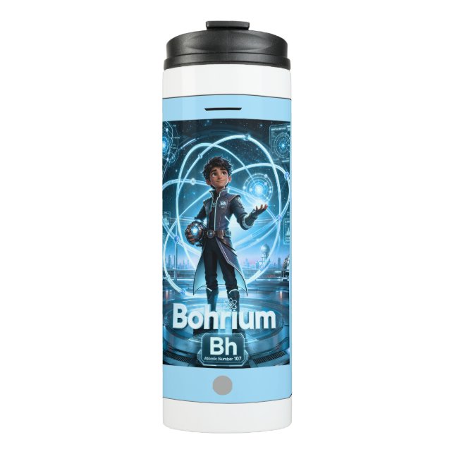 Termo Bohrio (Bh) – Colección ATOMIVRA™ (Anverso)