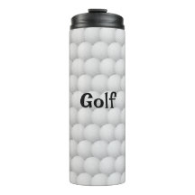 Bolas de golf Abstract Design Thermal Tumbler