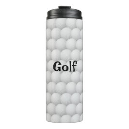Termo Bolas de golf Abstract Design Thermal Tumbler
