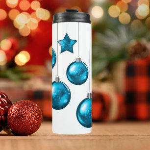Termo Bolas de Ornamentos de Navidad y Tumbler Termal de