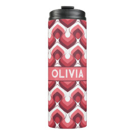 Termo Bold Retro Modern Motif in Pinks