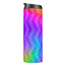 Bolsa de regalo Neon Rainbow Herringbone