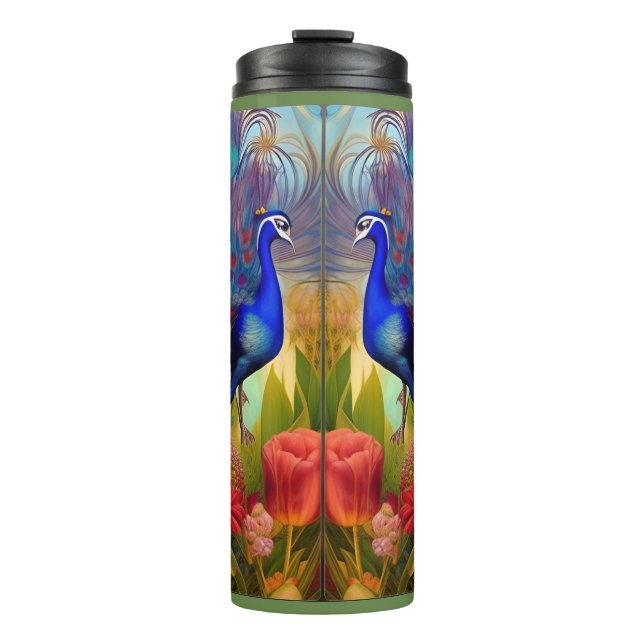 Termo Bonito como pavo real (Anverso)