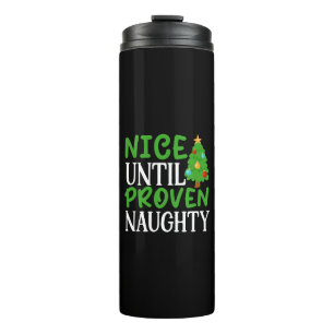 Termo Bonito Hasta Que Sea Travieso Diseño De Navidad-81