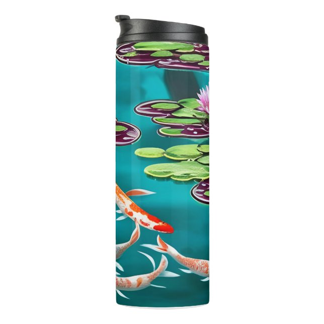 Termo Bonito Koi Pond (Rotado hacia la derecha)
