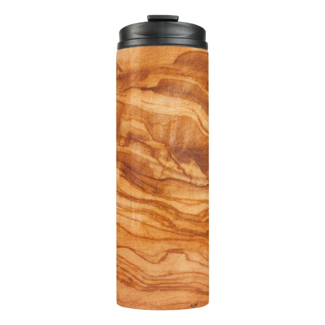 Termo Bonito trozo de madera (Anverso)