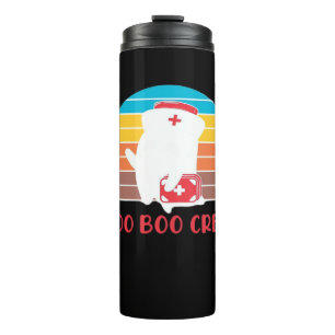 Termo Boo Boo Crew Enfermera Graciosa Fantasma Halloween