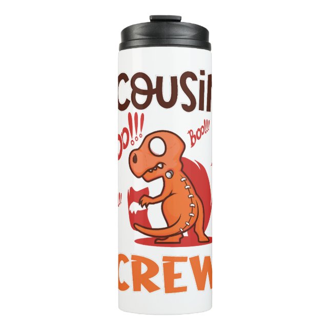 Termo Boo Cousin Crew Halloween Dinosaur Spookone Costum (Anverso)