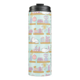 Termo Bookish Girly Cute Cat Name Green