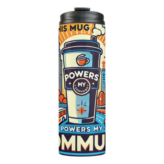 Termo Booster Mug por la mañana (Anverso)