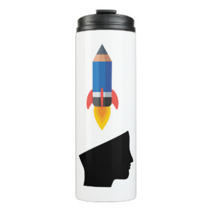 Termo Booster soñador y cohete potencial