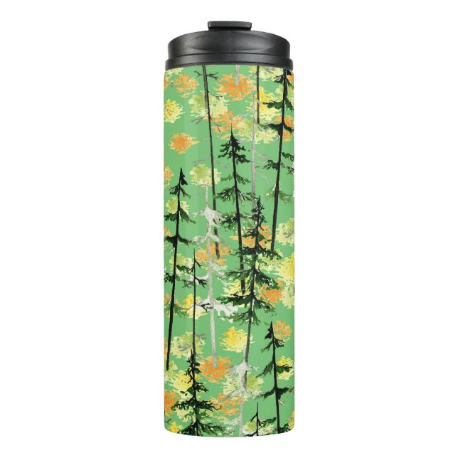 Termo Bosque de Otoño: Belleza Natural sin Marea (Anverso)